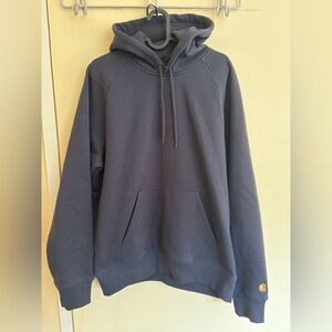 Carhartt WIP Navy Blue Chase Hoodie
